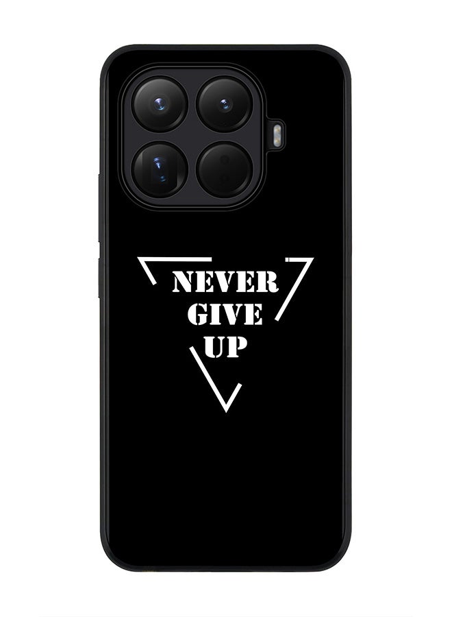 For Xiaomi 15T Pro Case,Slim fit Camera Protection, Shockproof Thin Phone cover  - Never give up